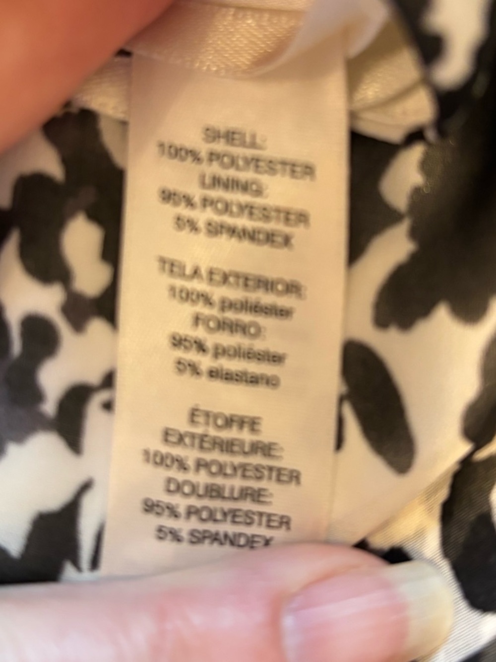 White House Black Market NEW Chiffon Halter Floral Midi Dress White Black 12 - Picture 15 of 16